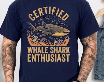 Whale Shark T-Shirt, Ocean Animal Lover Gift, Marine Life Graphic Tee