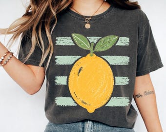 Teacher Lemon Graphic Tee, Back to School Apparel, Appreciation Gift