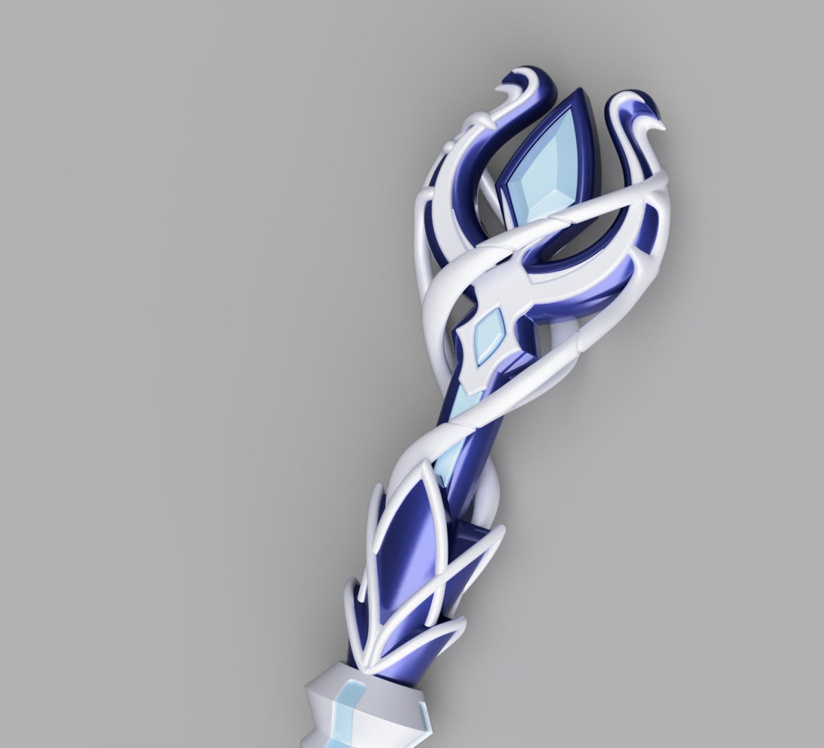 Hydro Abyss Mage Staff 3D Print Files - Etsy UK