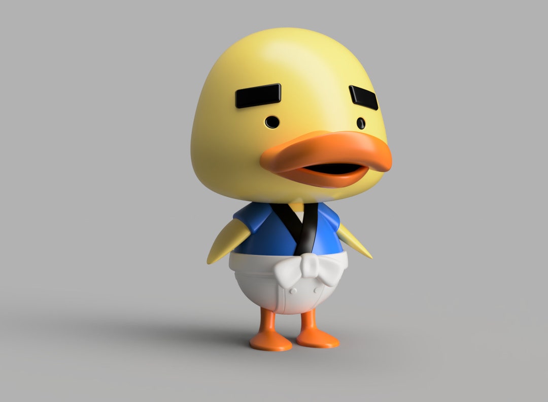 Joey Derwin and Ducks Animal Crossing Figurine 3D Print Etsy