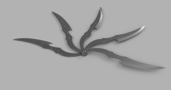 Kitana's Fan Blades 3D Print Files - Etsy
