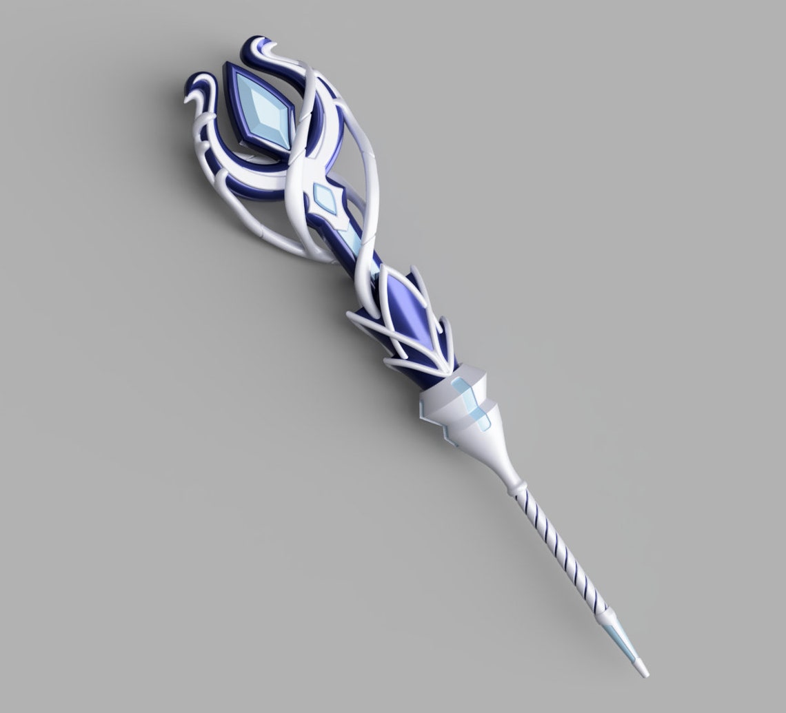 Hydro Abyss Mage Staff 3D Print Files - Etsy UK