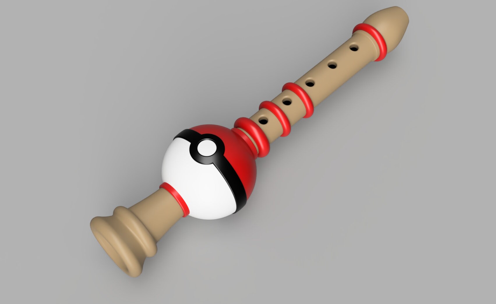 Poké Flute Pokeflute 3D Print Files Etsy Canada