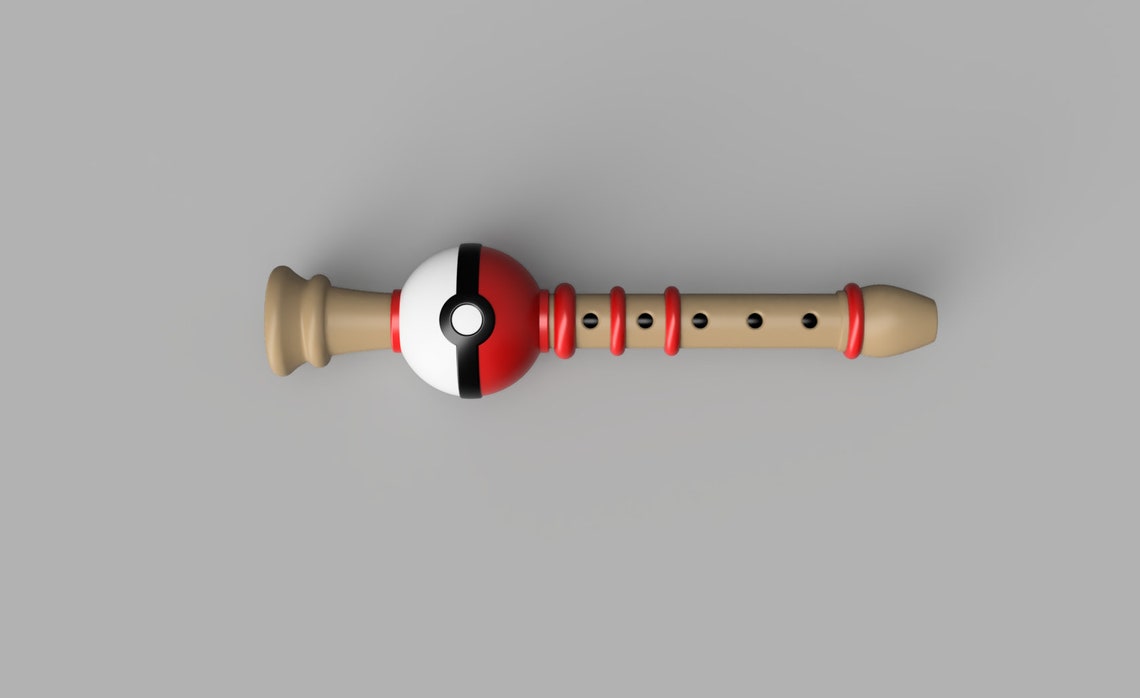 Poké Flute Pokeflute 3D Print Files Etsy New Zealand