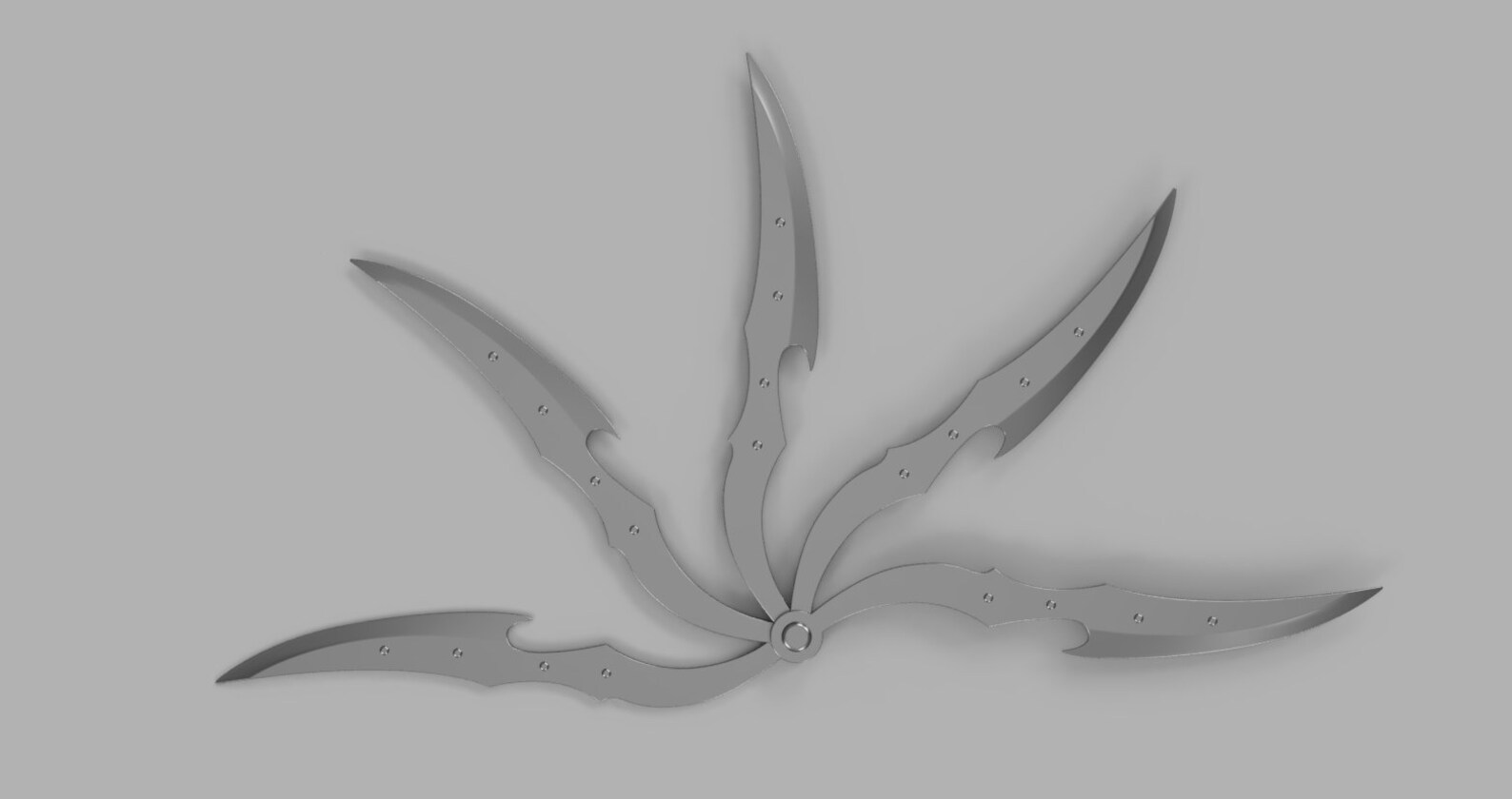 Kitana's Fan Blades 3D Print Files Etsy