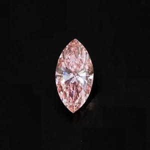 IGI-certifierad Fancy Pink Marquise-cut lab-Grown diamant, VVS Clarity lös solitaire ädelsten för förlovningsring