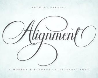 Fuente de script de alineación