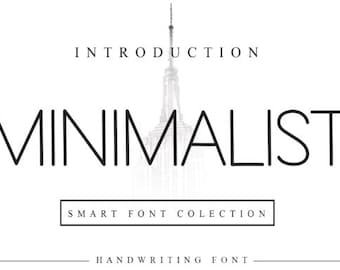 Minimalist Font | Clean Modern Sans Serif