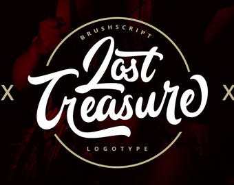 Lost Treasure Font | Vintage Adventure Display