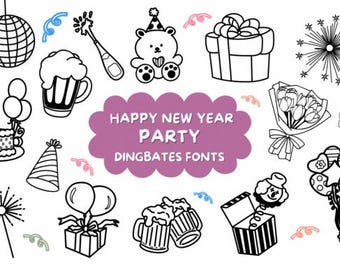 Fuente para fiesta de Año Nuevo / Exhibición de celebración festiva