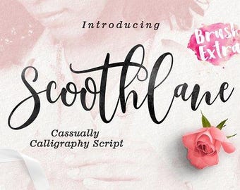 Fuente Scoothlane / Tipografía moderna y atrevida para visualización