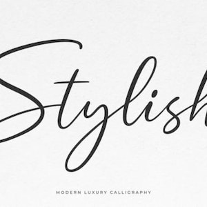 Fuente elegante: letras modernas y elegantes para Cricut y logotipos