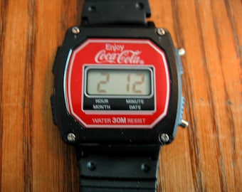 coca cola digital watch