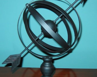 Metal ARMILLARY or Celestial Sphere- Model of Objects in the Sky- Fully Assembled