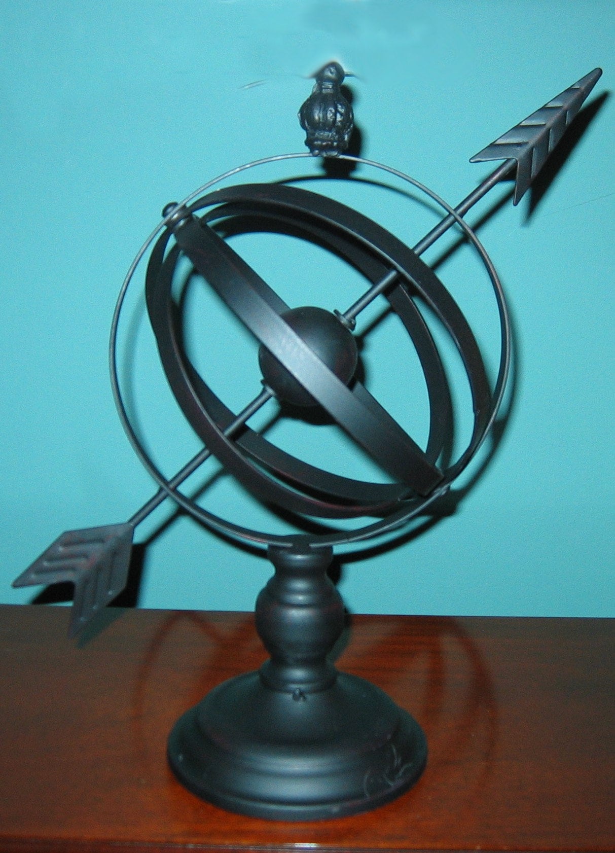 Cadran Solaire Globe Armillaire En Décoratif, Fabrication Artisanale Inde, Pour Bureau Ou Maison