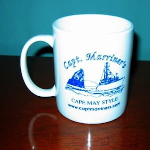CAPTAIN MARRINER&#39;S MUG Cape May Style, Stone Harbor, New Jersey