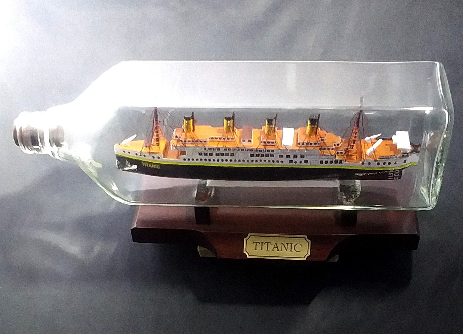  VKOL Ideas Titanic Ship in a Bottle Building Kit, Snap
