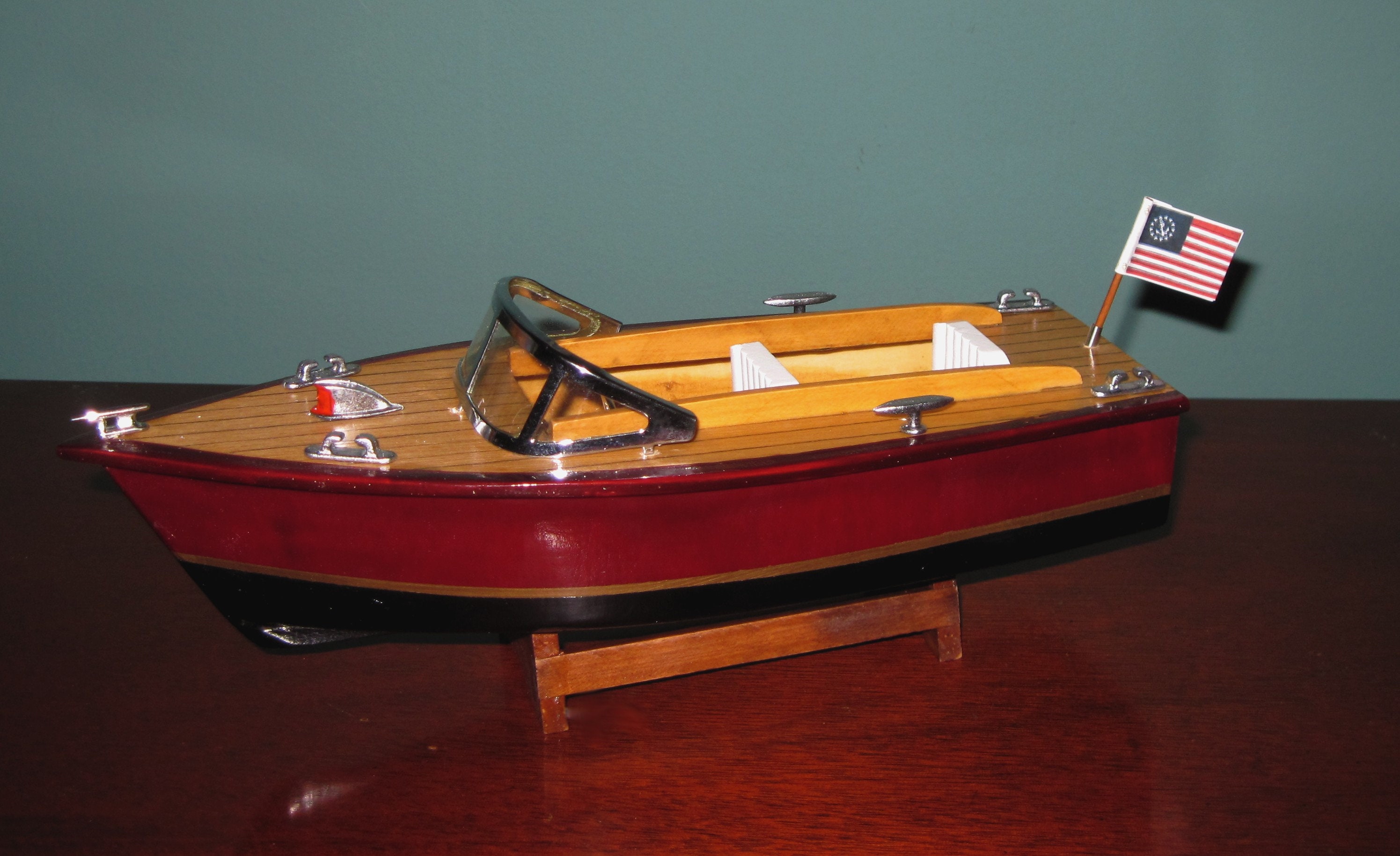 Boat Steering Wheel, 1960's, Glastron, 15, White, Classic