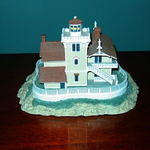 EAST BROTHER ISLAND Lighthouse, California 1874 Danbury Mint Quality