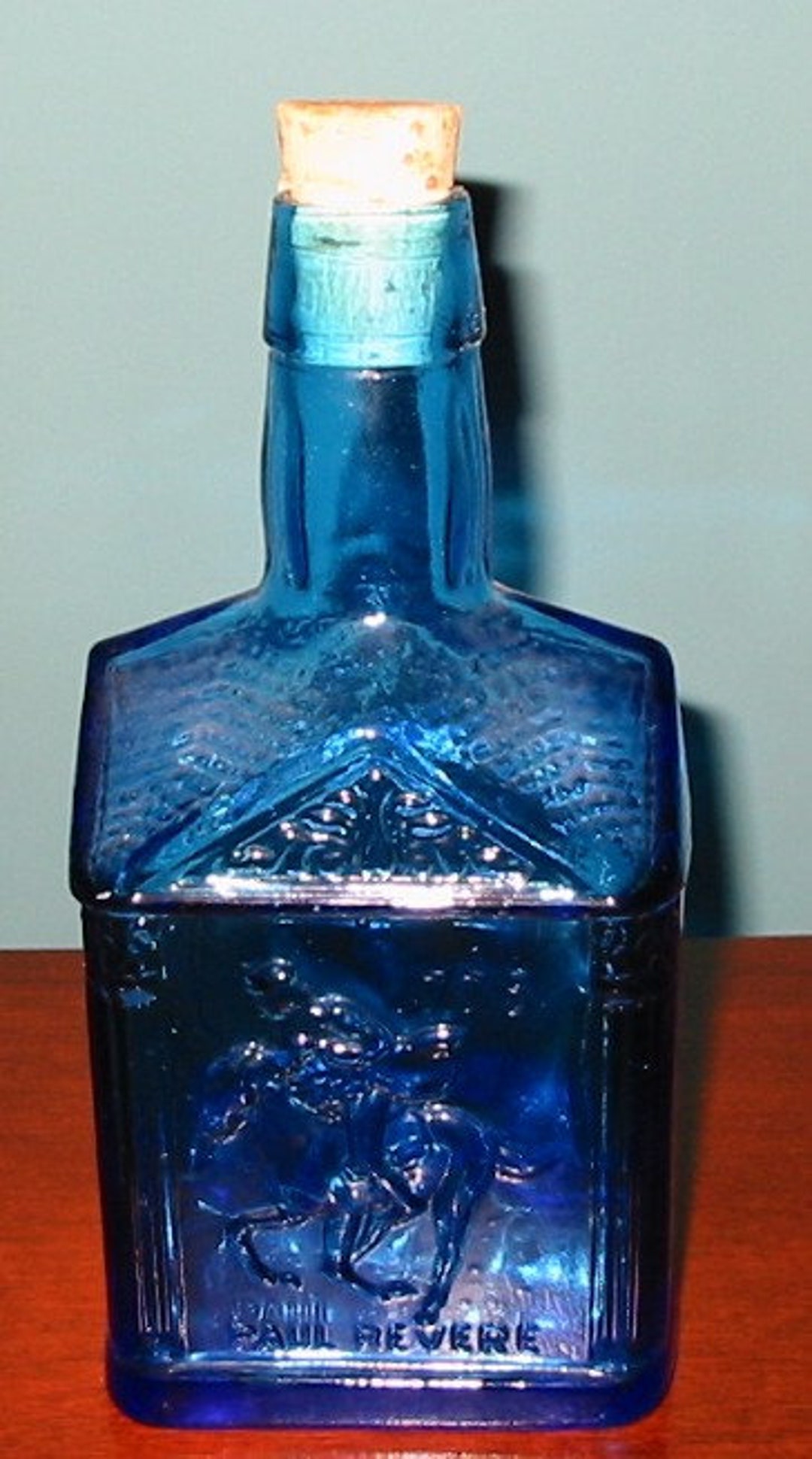 Wheaton Glass Works PAUL REVERE North Church Cobalt Blue Etsy