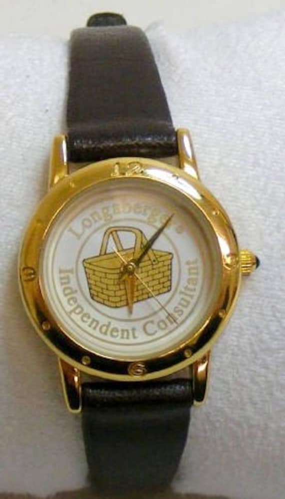 Rare LONGABERGER  Independent Consultant's WATCH  