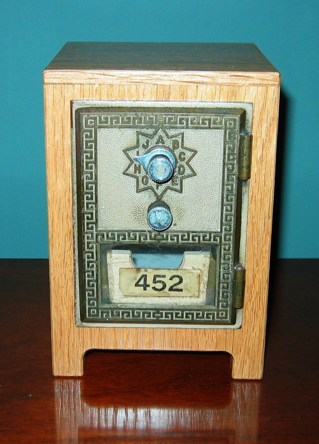 Antique POST OFFICE Lockbox Storage locker From Old Post Office Boxes