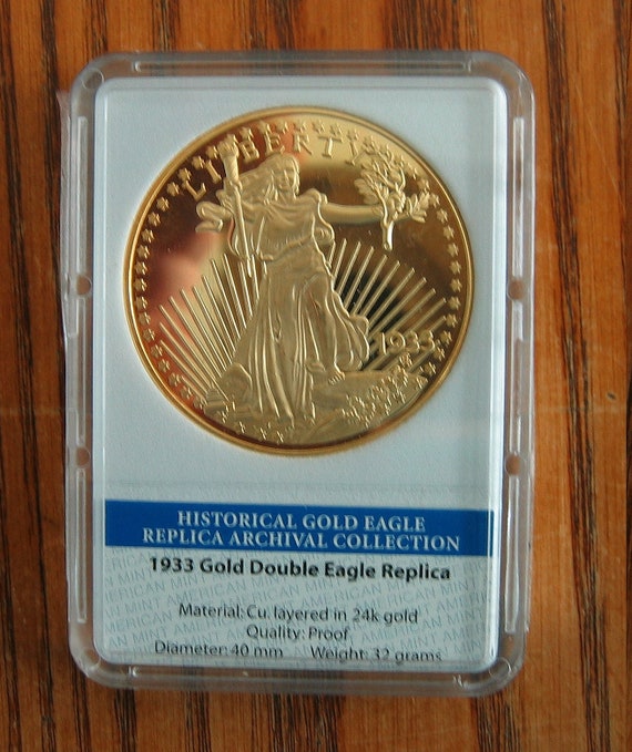 Cameo Proof 20 Dollar Gold Coin- 1933 Replica St. Gaudens