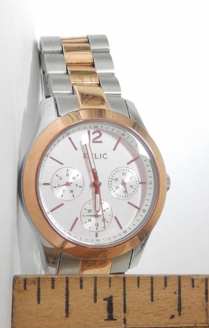 RELIC Watch 3 Sub Dials DRESS WATCH Multfunction Tested/fresh Etsy