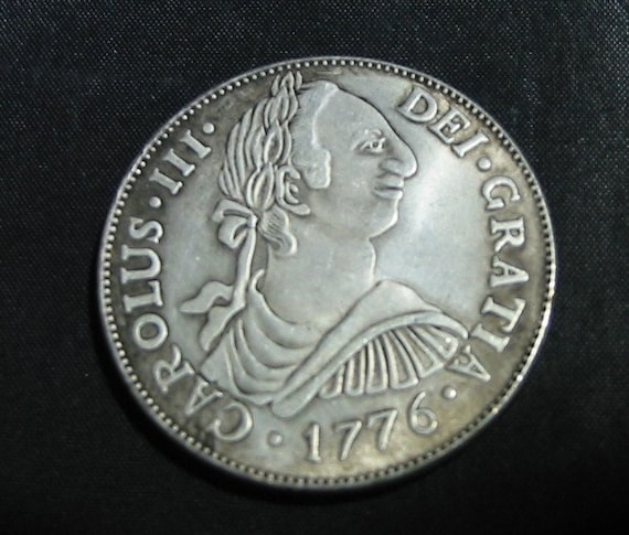 1776 スペイン 8 レアル「ピース オブ エイト」スペイン ドル銀貨