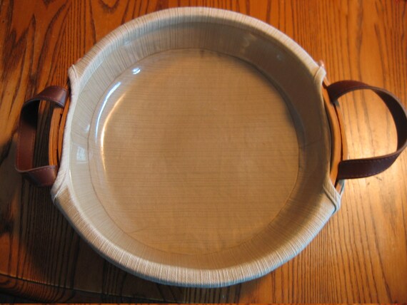 Taskets Renaissance "Pumpkin"  Pie Caddy Basket w… - image 3