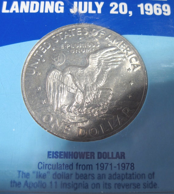 Eisenhower Dollar Set of the APOLLO 11 Moon Landing Vintage COIN