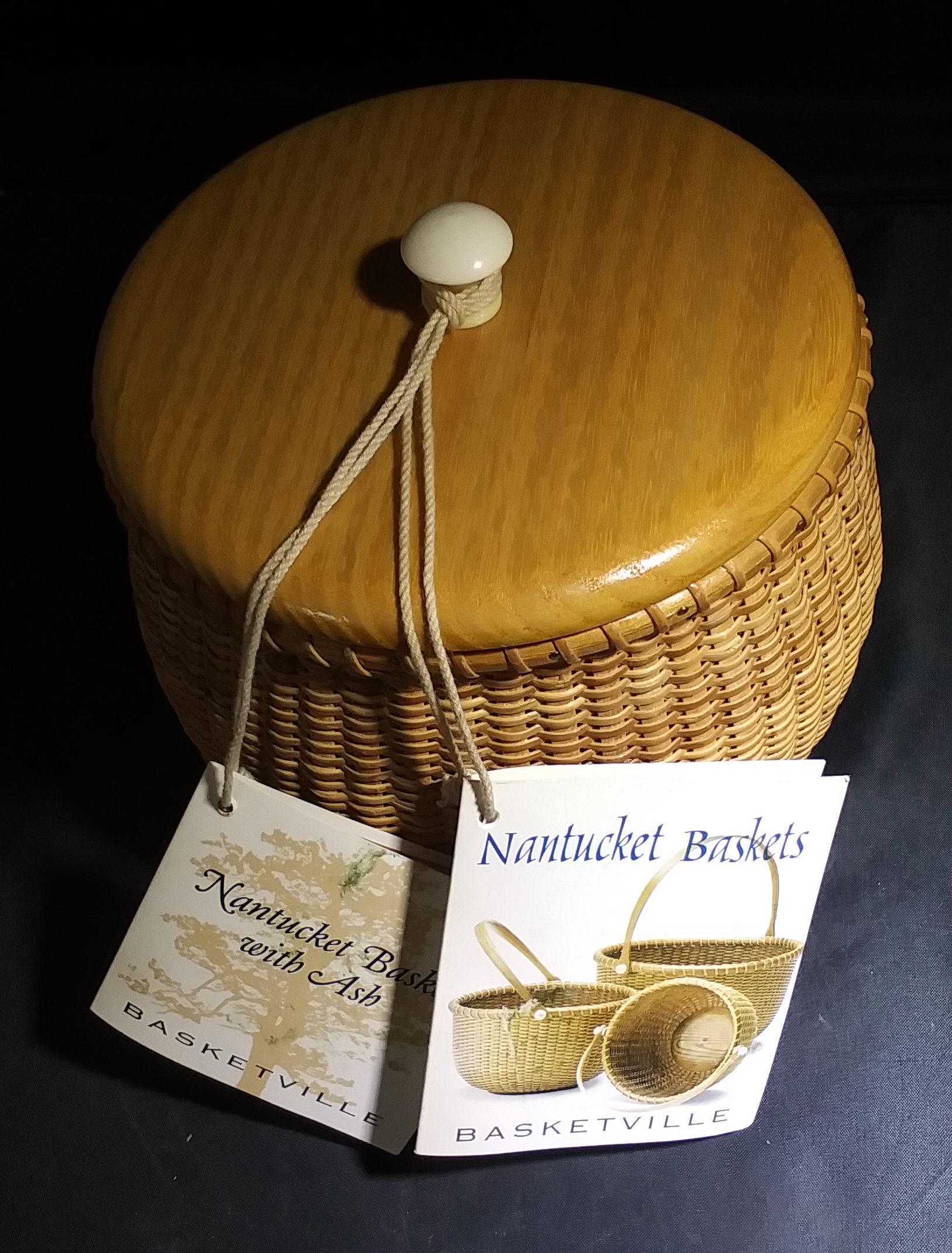 Vintage Nantucket Basket Bag - Etsy