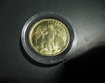 Beautiful Mint Angel Coin/Medal in Protective Capsule- Guardian Keepsake