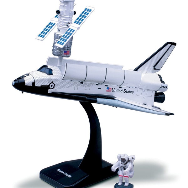 Model Kit of Space Shuttle launching the HUBBLE SPACE TELESCOPE- Detailed Model Easy Build- Great Science Project