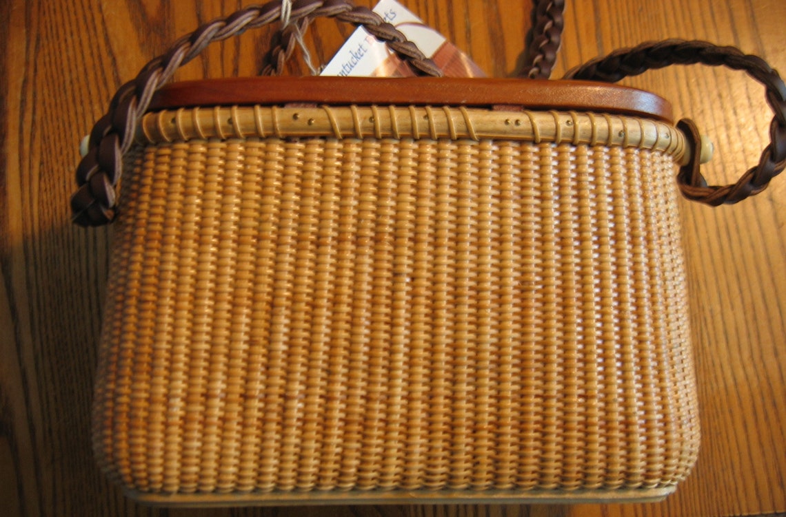 Vermont's Basketville NANTUCKET CREEL BASKET Vintage New Etsy