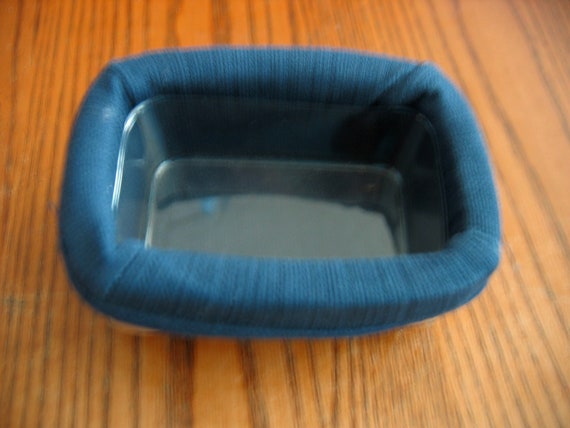 Taskets Renaissance Cute Retangular Basket w/Blue… - image 1