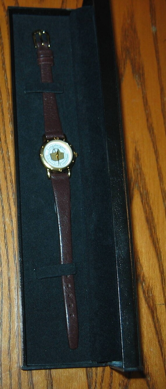 Rare LONGABERGER Independent Consultant's WATCH New… Gem