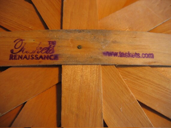 Taskets Renaissance "Pumpkin"  Pie Caddy Basket w… - image 5