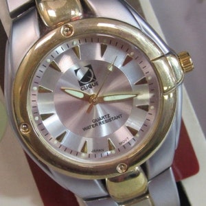 Two Tone Men&#39;s CLIQUE Watch All stainless steel, Water Resistant Stunning