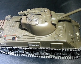 WW2 SHERMAN &quot;Hurricane&quot;  M4  TANK -Assembled Model w/Moveable Tracks, plus Bonus!