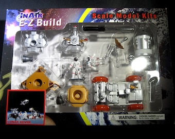 Space Model Kit of LEM (Lunar Module) Moon Base w/LUNAR ROVER- Detailed Model Easy Build- Great Science Project