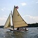 Wooden Ship Model- FRIENDSHIP Like GAFF SLOOP- 9" Long Beautiful! New ...