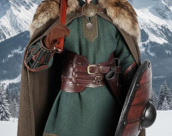 Renaissance Mittelalter Breiter Korsett Gürtel, Unisex Kunstleder Bund für Wikinger Ritter Kostüm, Steampunk Pirat Larp Gürtel
