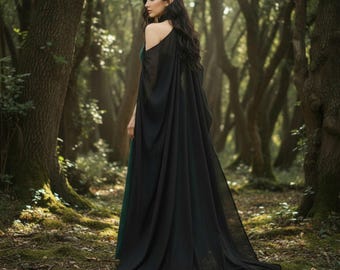 Mittelalterliches Elfen Fantasy Kleid für Cosplay, Elfen Kostüm für Renaissance LARP