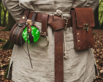Renaissance Mittelalter Gürtel, Ren Faire Wikinger Cosplay Gürteltaschen, Steampunk Halloween Gürteltasche, Geschenk für Ihn, Wikinger Kostüm Set
