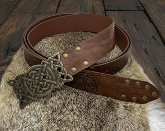 Wikinger-Gürtel, Mittelalterlicher Gürtel, Larp Ren Faire Gürtel für Cosplay und Reenactment