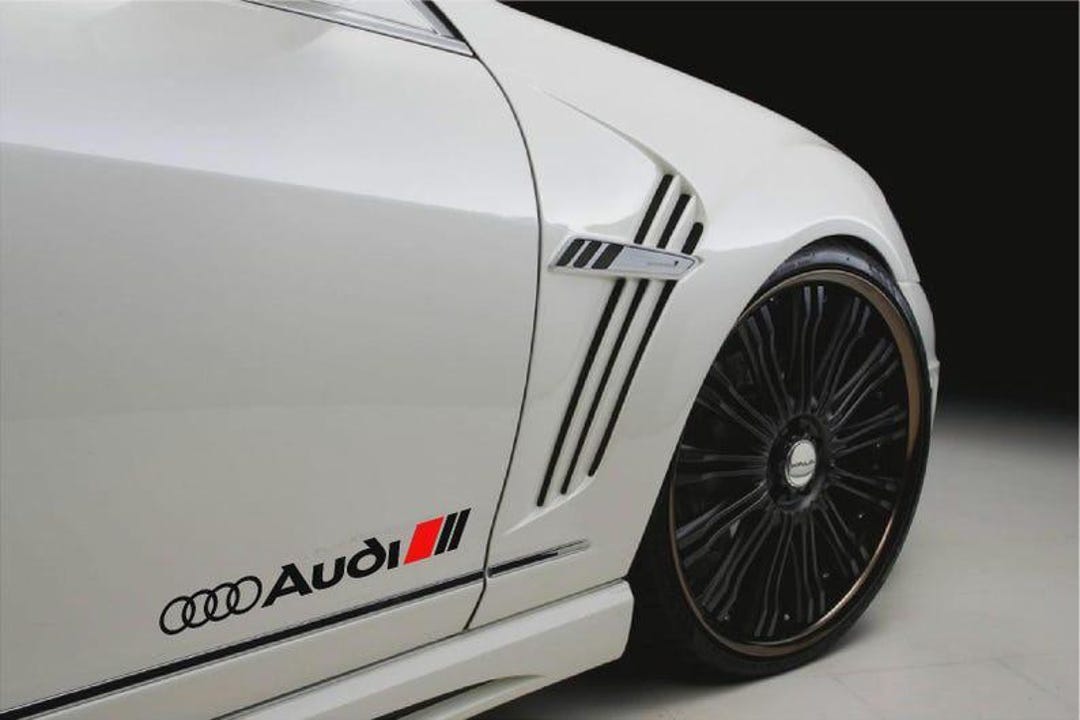 Audi Style S-line Sport Emblem Sticker – Waterproof Vinyl Badge for Car ...