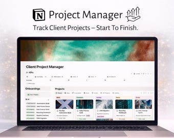 Client Project Manager | Notion Template for Freelancers & Agencies