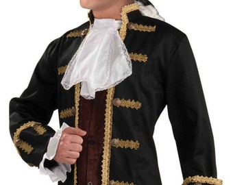 Ivory Steampunk Jabot Costume Collar Victorian Edwardian Pirate Colonial Prince Ivory Steampunk Jabot Costume Collar Victorian Edwardian Pirate Colonial Prince