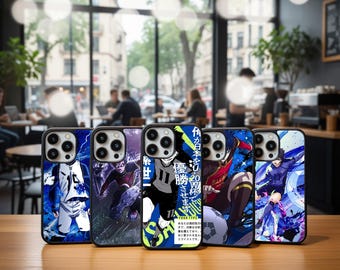 Isagi Yoichi Phone Case Blue Lock Football Inspired Phone Case Cover for iPhone 17Pro 17 16 15 14 13 12 Samsung S25 S24 S23 Pixel 10